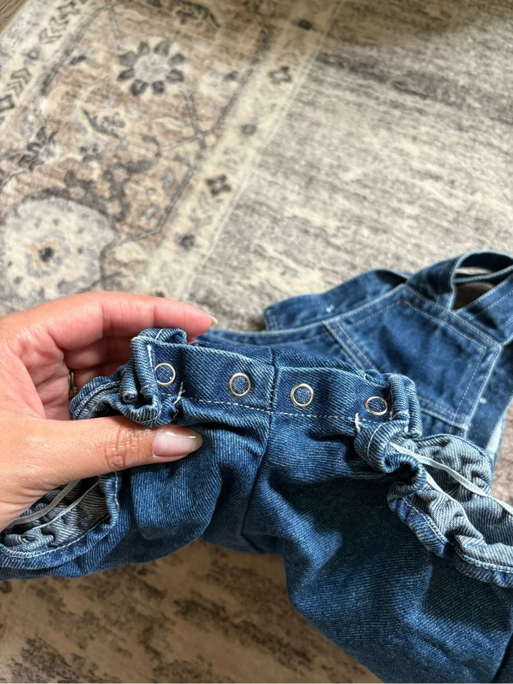 Vintage Disney Winnie the Pooh piglet denim overalls bibs embroidered 6/9 months
